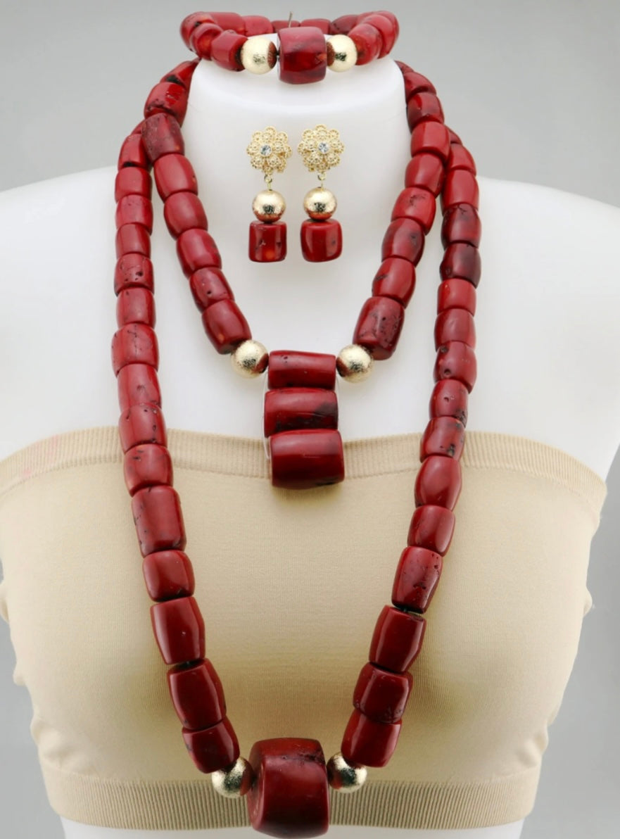 High Quality African Coral Beads