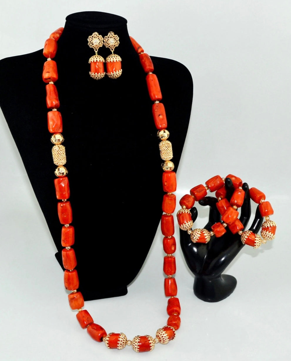 High Quality African Coral Beads