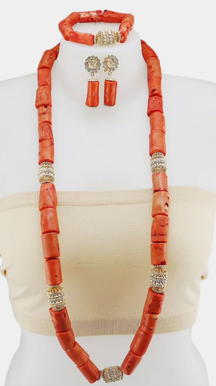 High Quality African Coral Beads