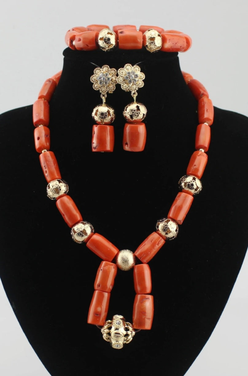 High Quality African Coral Beads