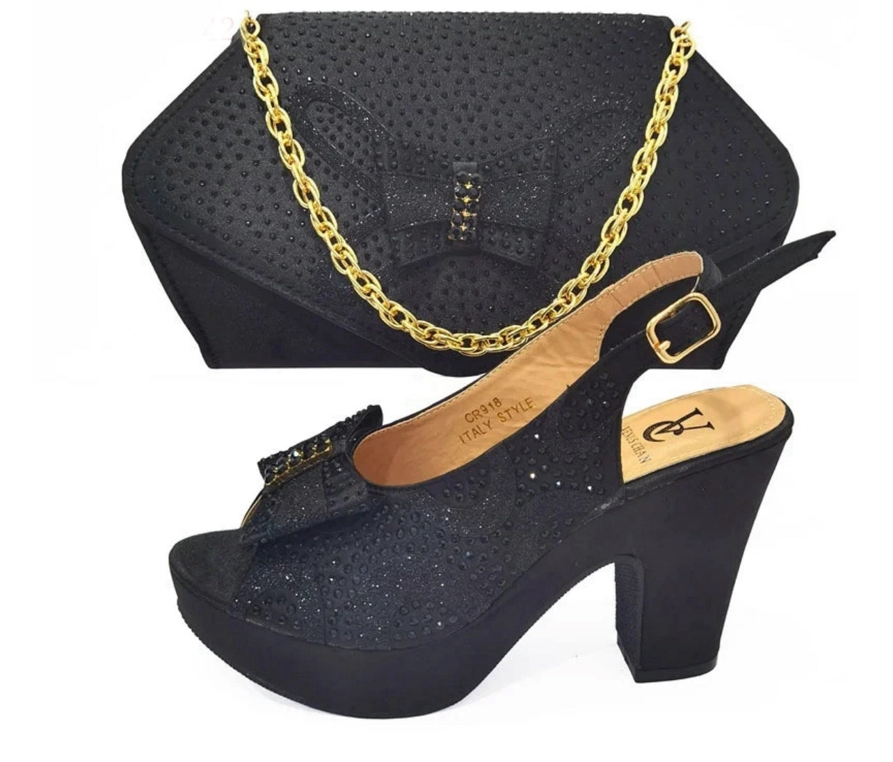 Venus Chan Fashion Shoe and Bag Set