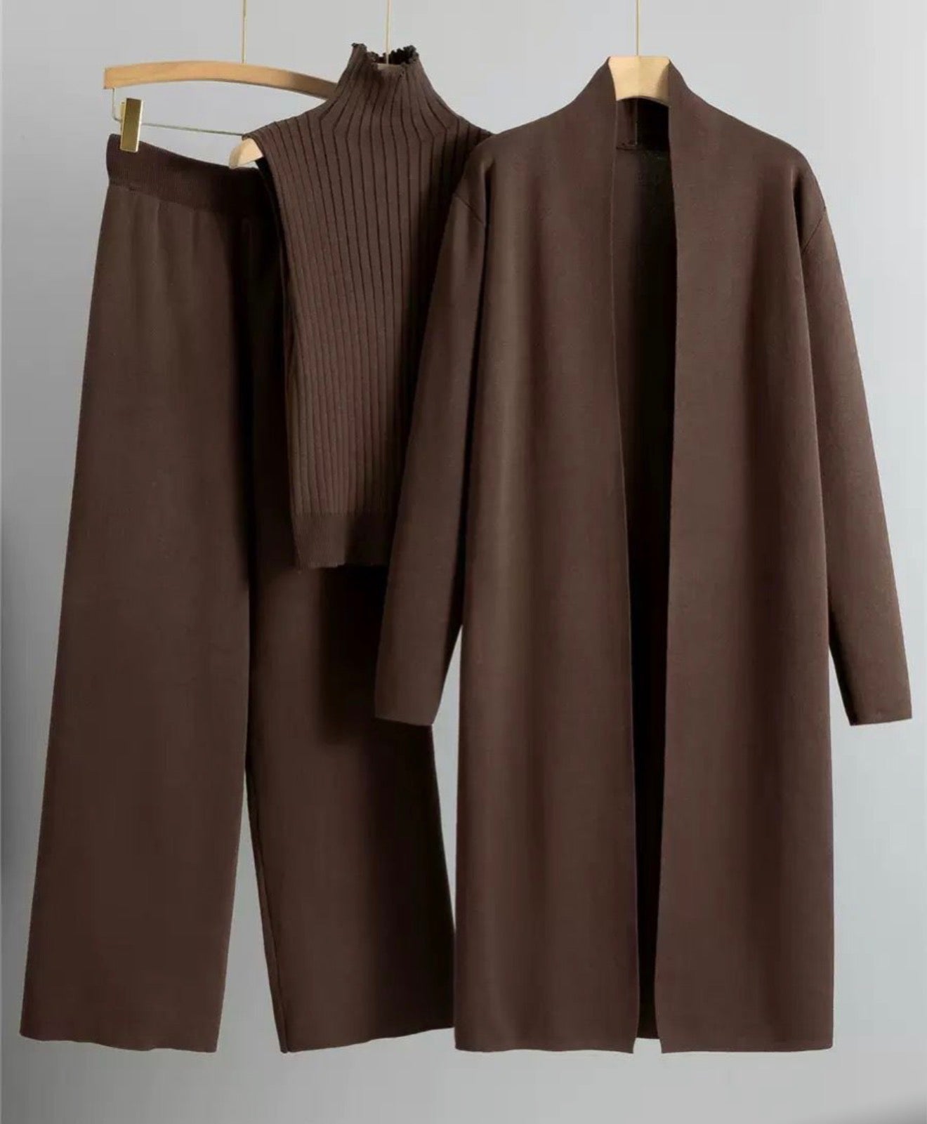 CRZ 3-Piece Set Top, Pant and Longline Coat 3040
