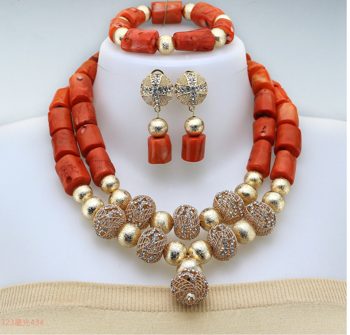 High Quality African Coral Beads