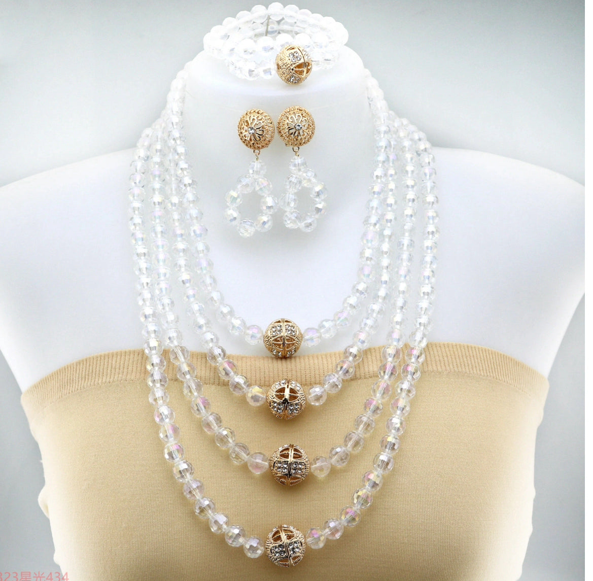 3 Piece High Quality African Fashion Beads