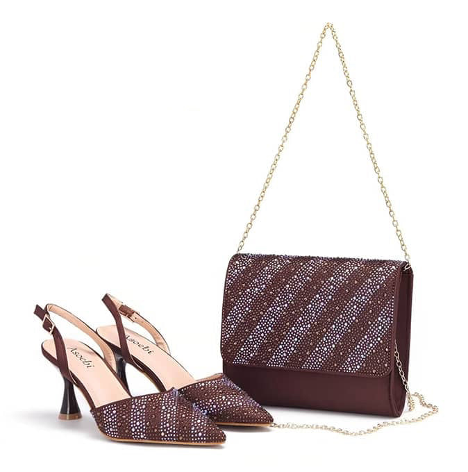 Asoebi High Quality Shoes and Bag Set