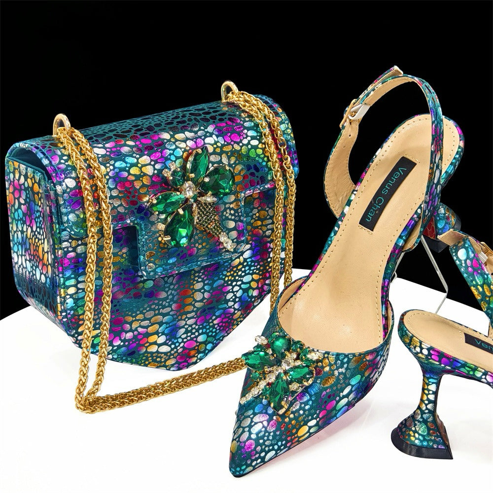 Venus Chan  High Quality Shoes and Bag Set