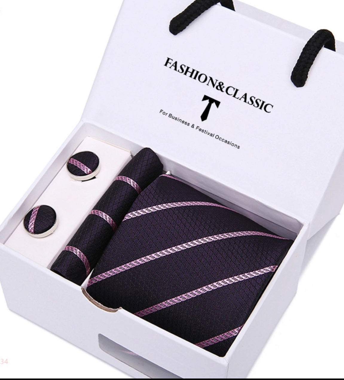 High Quality 3 Piece Set of Men's Tie