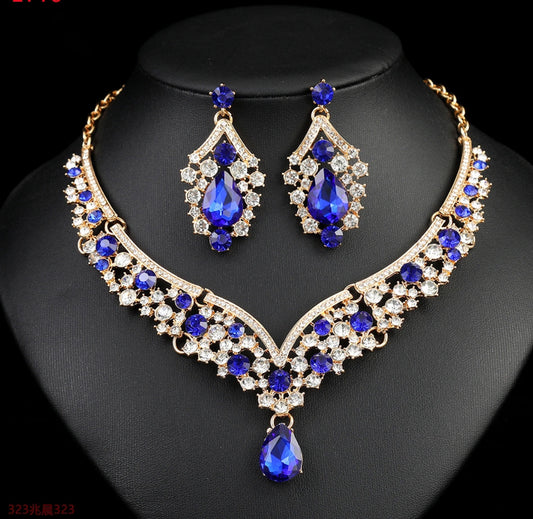 Luxury Bridal/Formal Crystal Jewelry Set