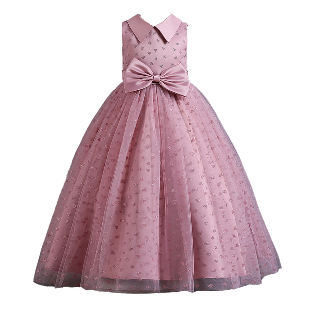 Girl's Flower Girl Umbrella Princess Dress