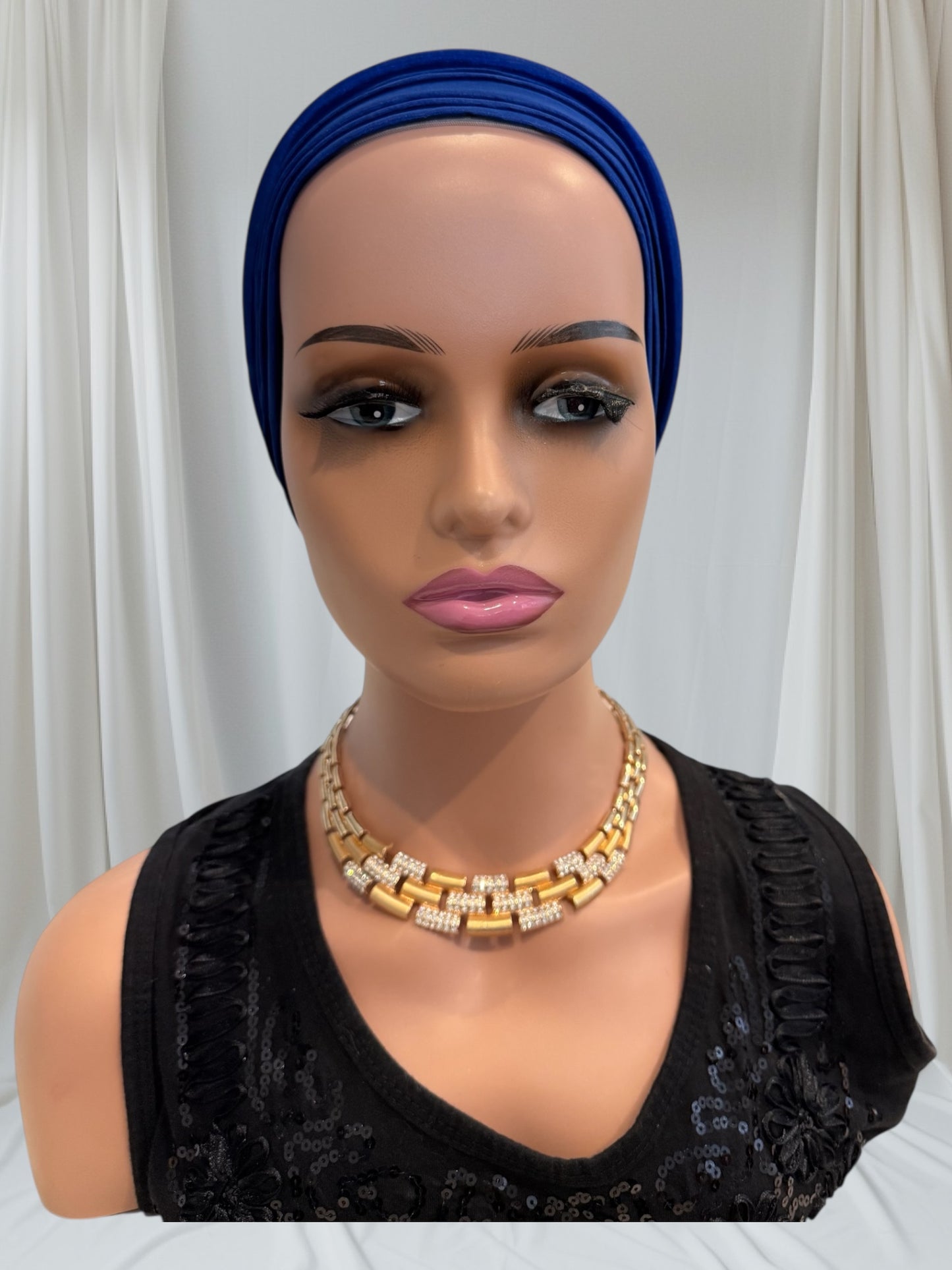 CRZ Royal Plum Classic Tie-Back Turban