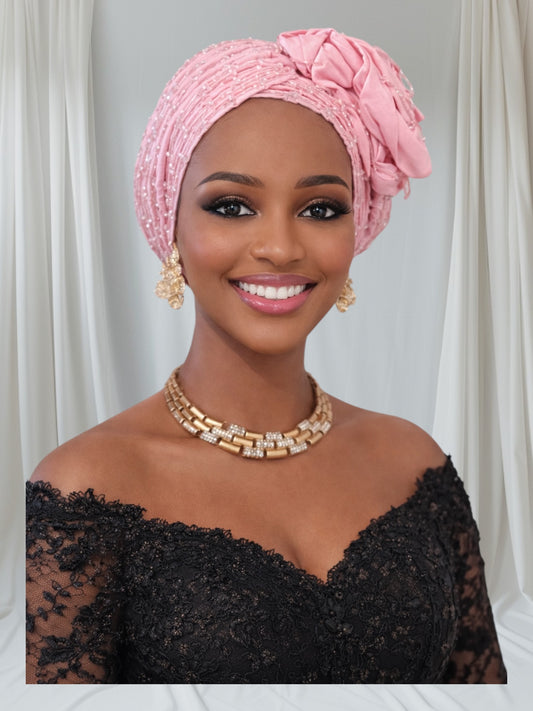 CRZ Elegant Beaded Turban