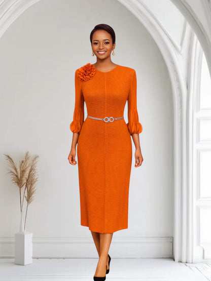 CRZ Miyaki Dress With Silver Belt 2999
