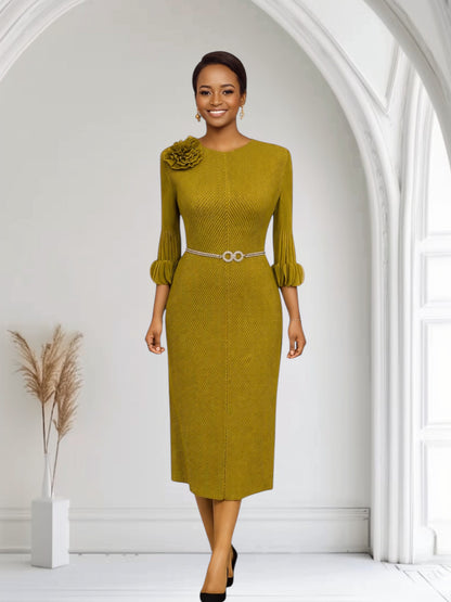 CRZ Miyaki Dress With Silver Belt 2999