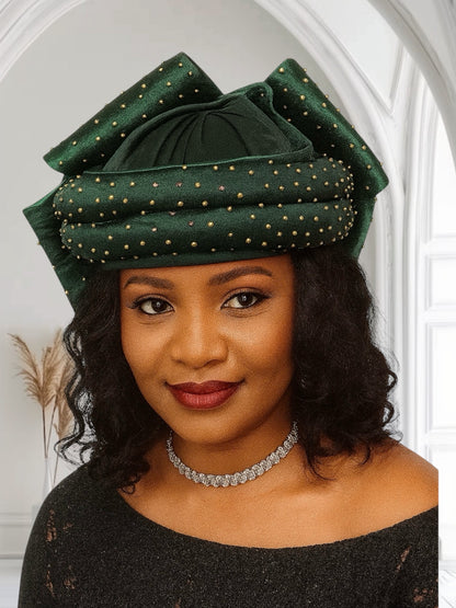 CRZ Royale Hat With Back Bow Tie