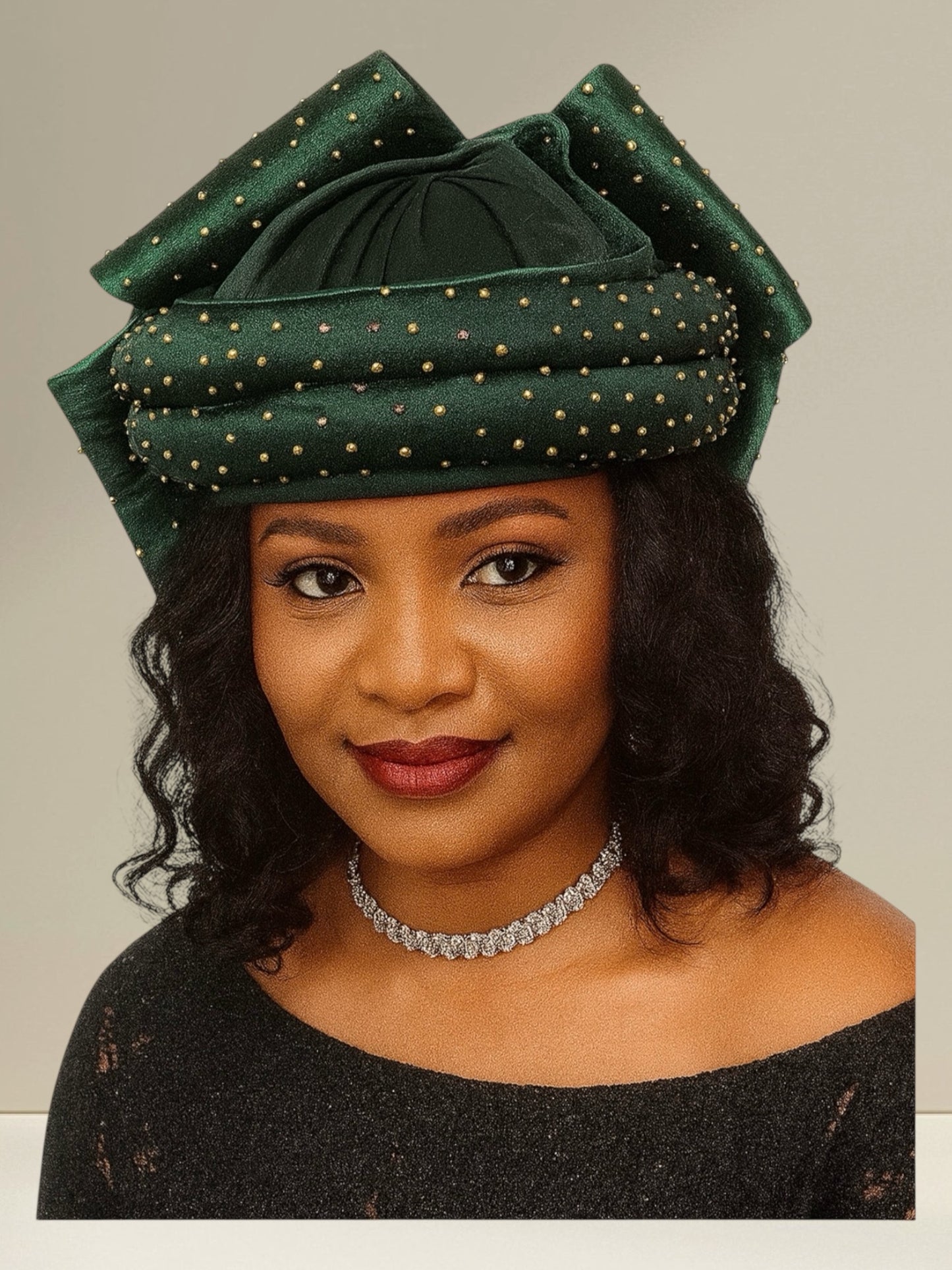 CRZ Royale Hat With Back Bow Tie
