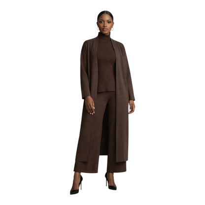 CRZ 3-Piece Set Top, Pant and Longline Coat 3040