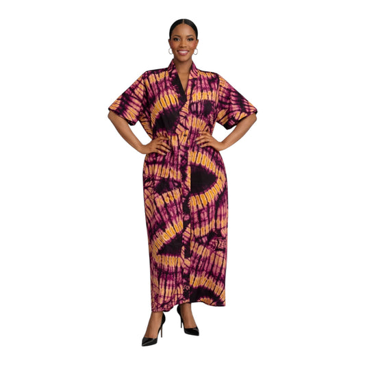 CS Elegant Multiprint African Ankara Corset Bubu