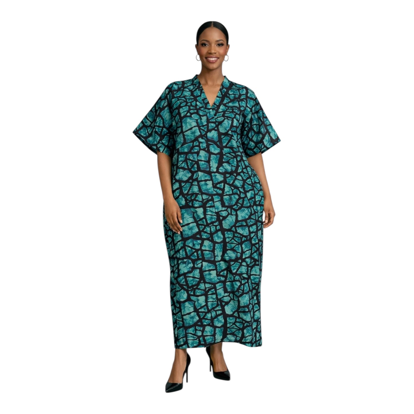CS Elegant Multiprint African Ankara Corset Bubu