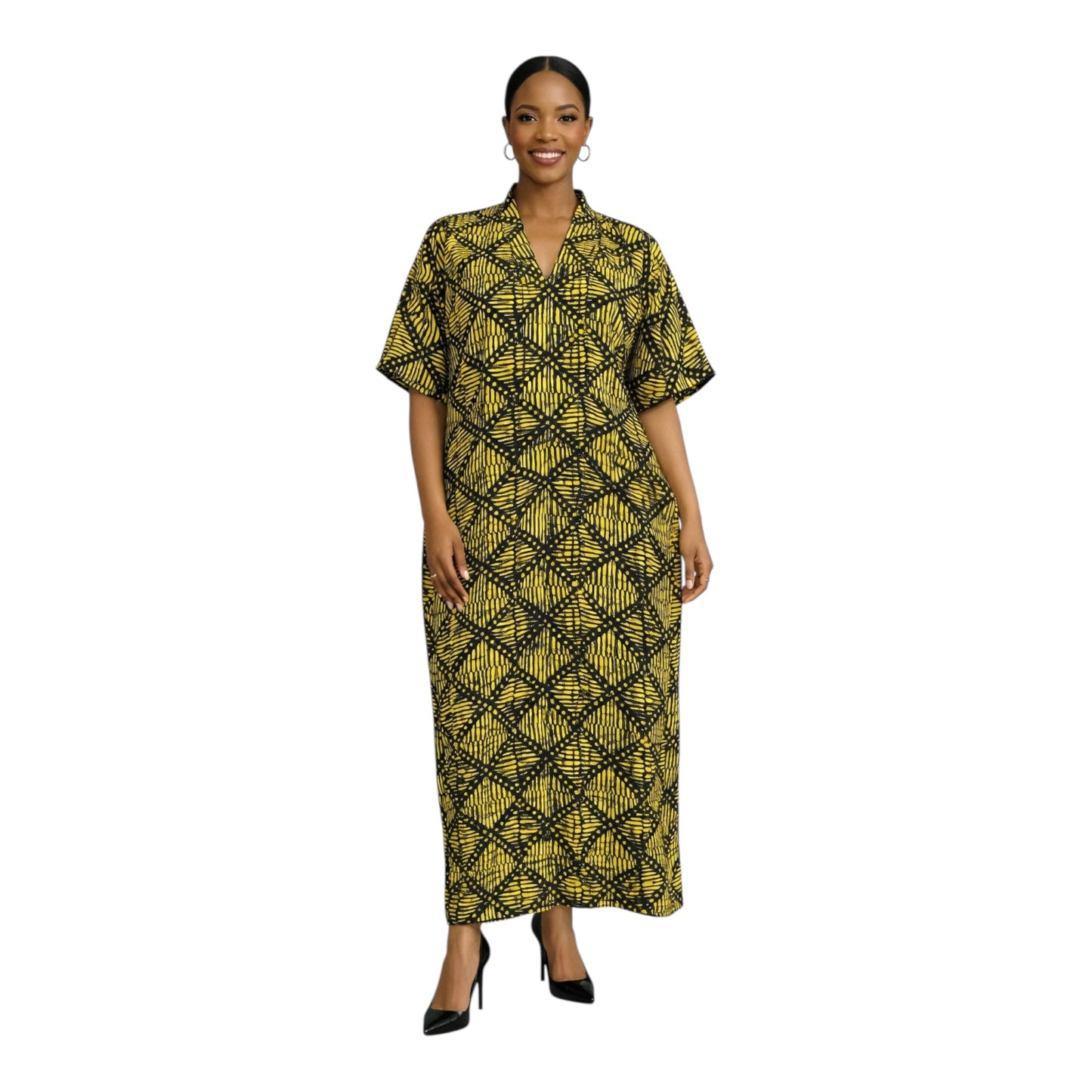 CS Elegant Multiprint African Ankara Corset Bubu