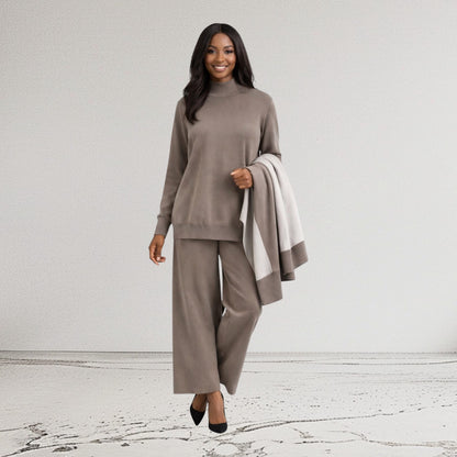 CRZ Elegant 3-Piece Knit Wear Set 8889