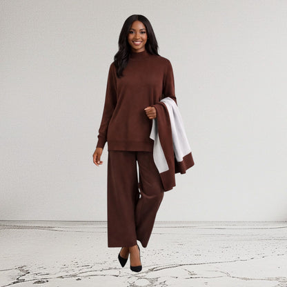 CRZ Elegant 3-Piece Knit Wear Set 8889