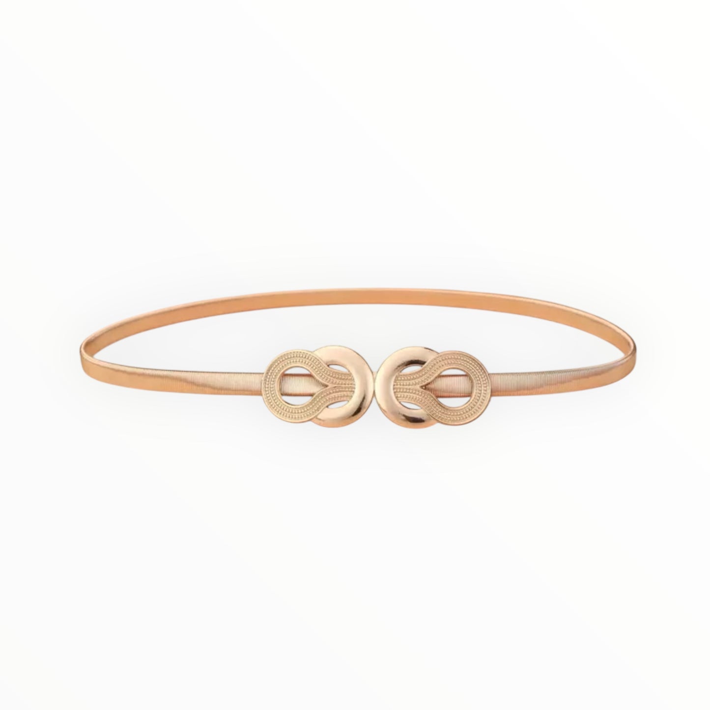 CRZ Knot Gold Plated Waist Belt