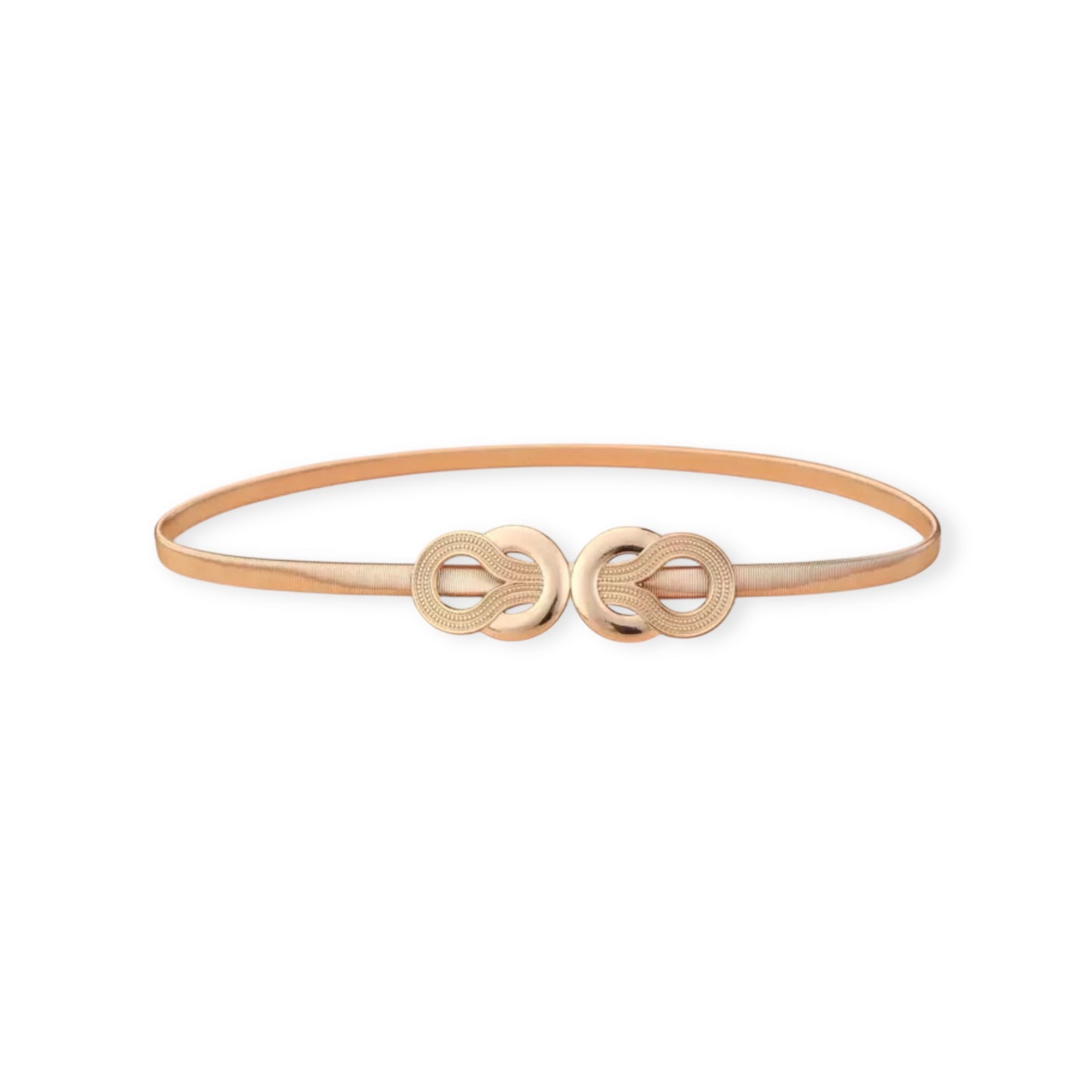 CRZ Knot Gold Plated Waist Belt