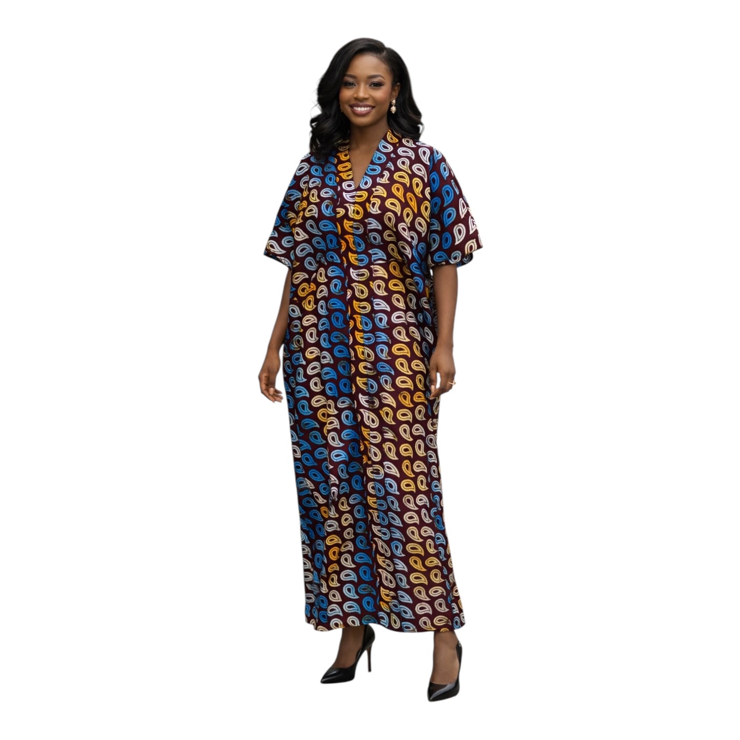 CS Elegant Multiprint African Ankara Corset Bubu