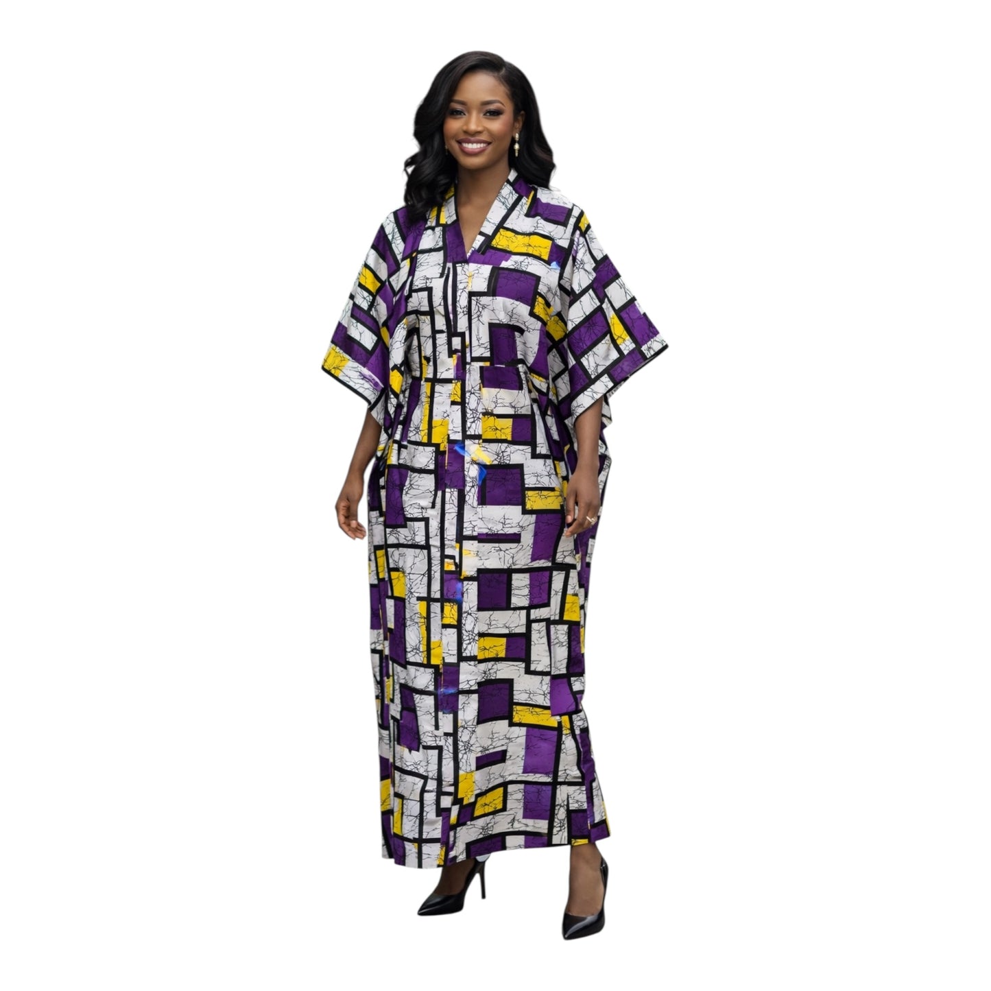 CS Elegant Multiprint African Ankara Corset Bubu