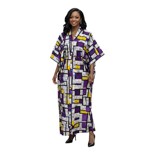 CS Elegant Multiprint African Ankara Corset Bubu
