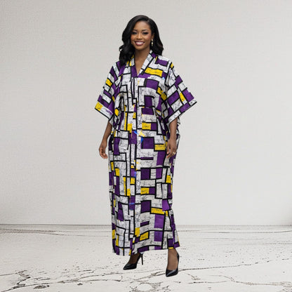 CS Elegant Multiprint African Ankara Corset Bubu
