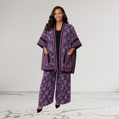 CRZ Kimono Jacket With Pant Trouser