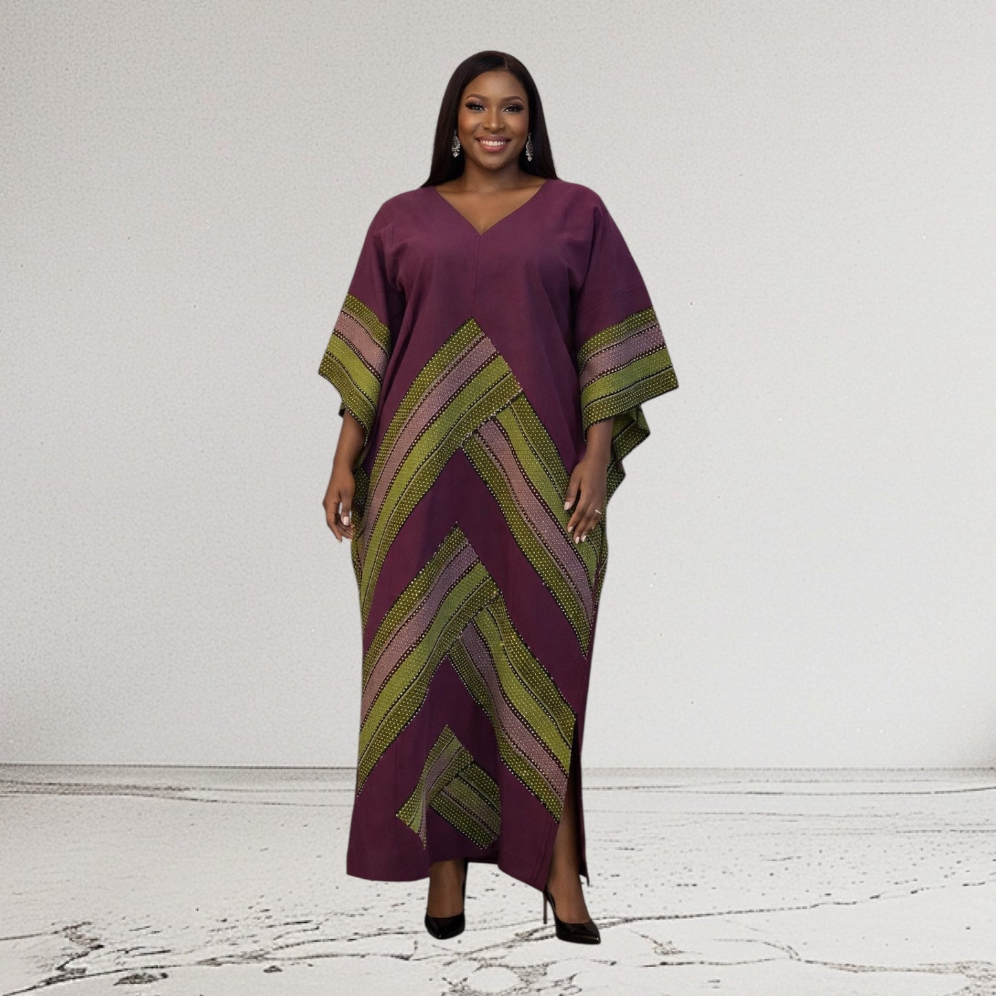 CRZ 60 Inches Aso Oke Dress