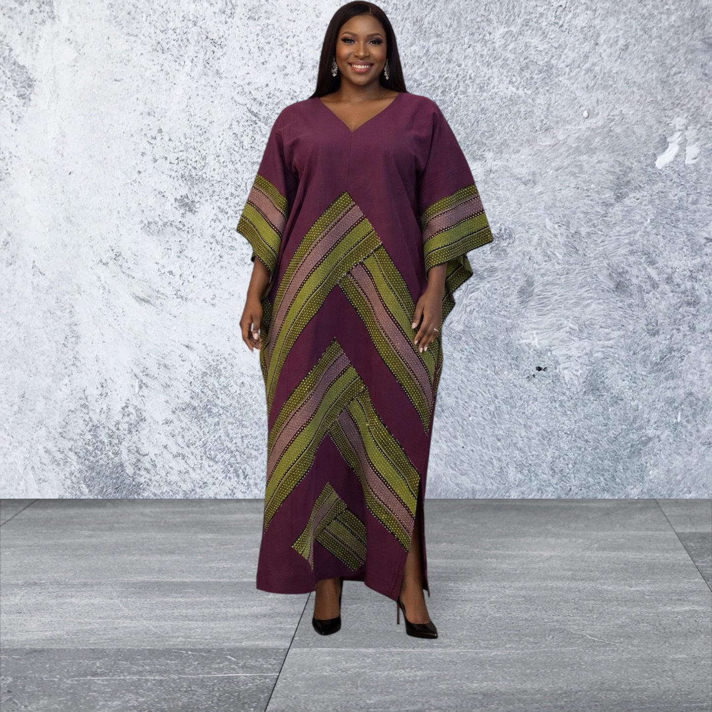 CRZ 60 Inches Aso Oke Dress