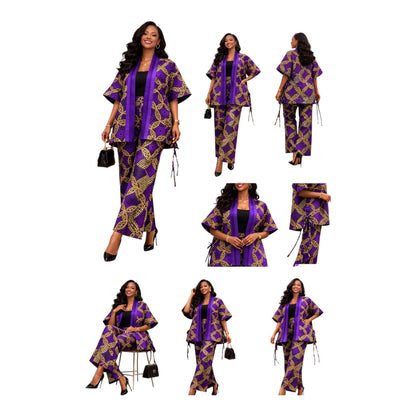 CRZ Kimono Jacket and Pant Trouser With Side Drawstring