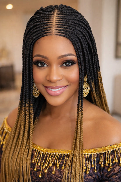 HB Cornrows and Box Braid Wig