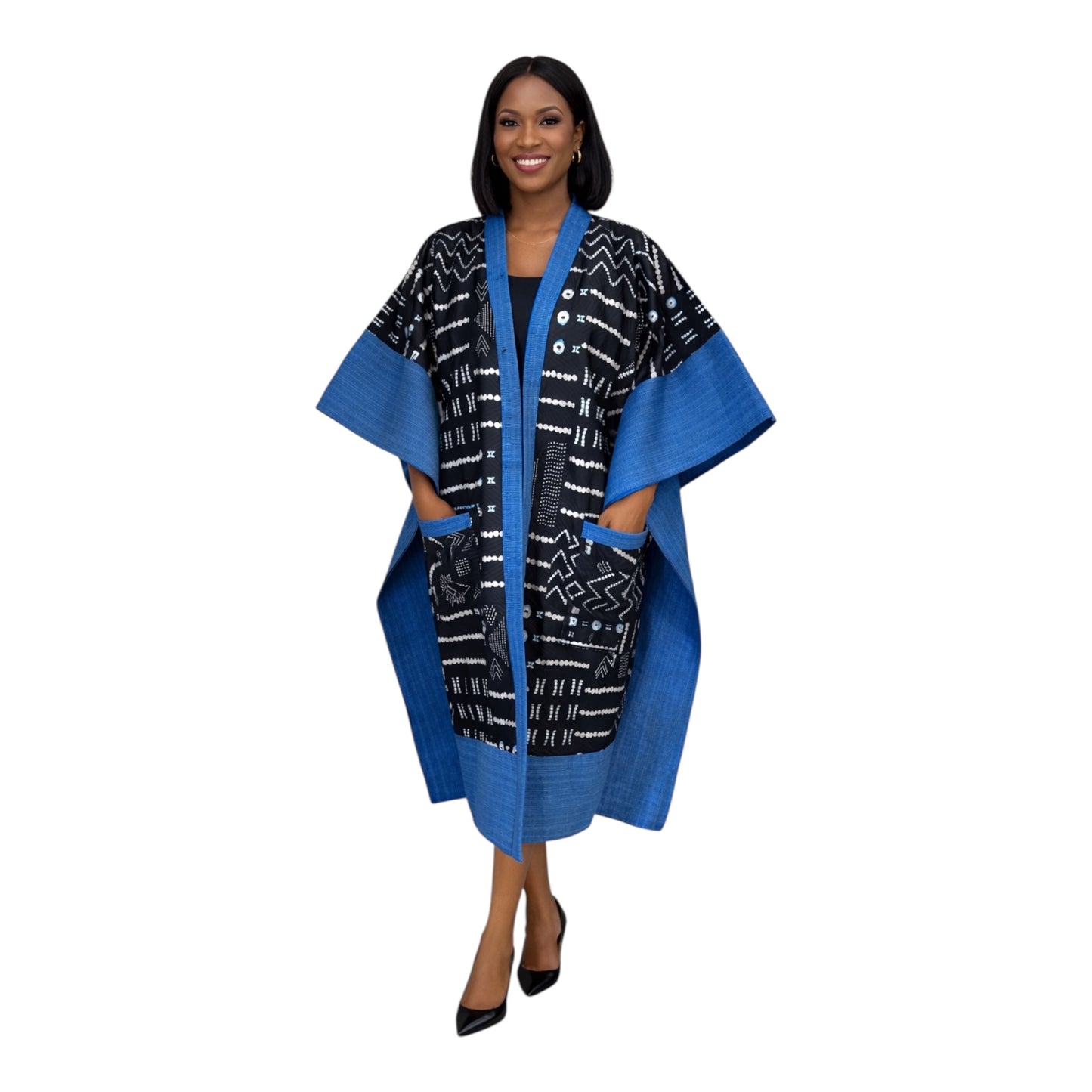 CRZ Elegant African Ankara Kimono Jacket