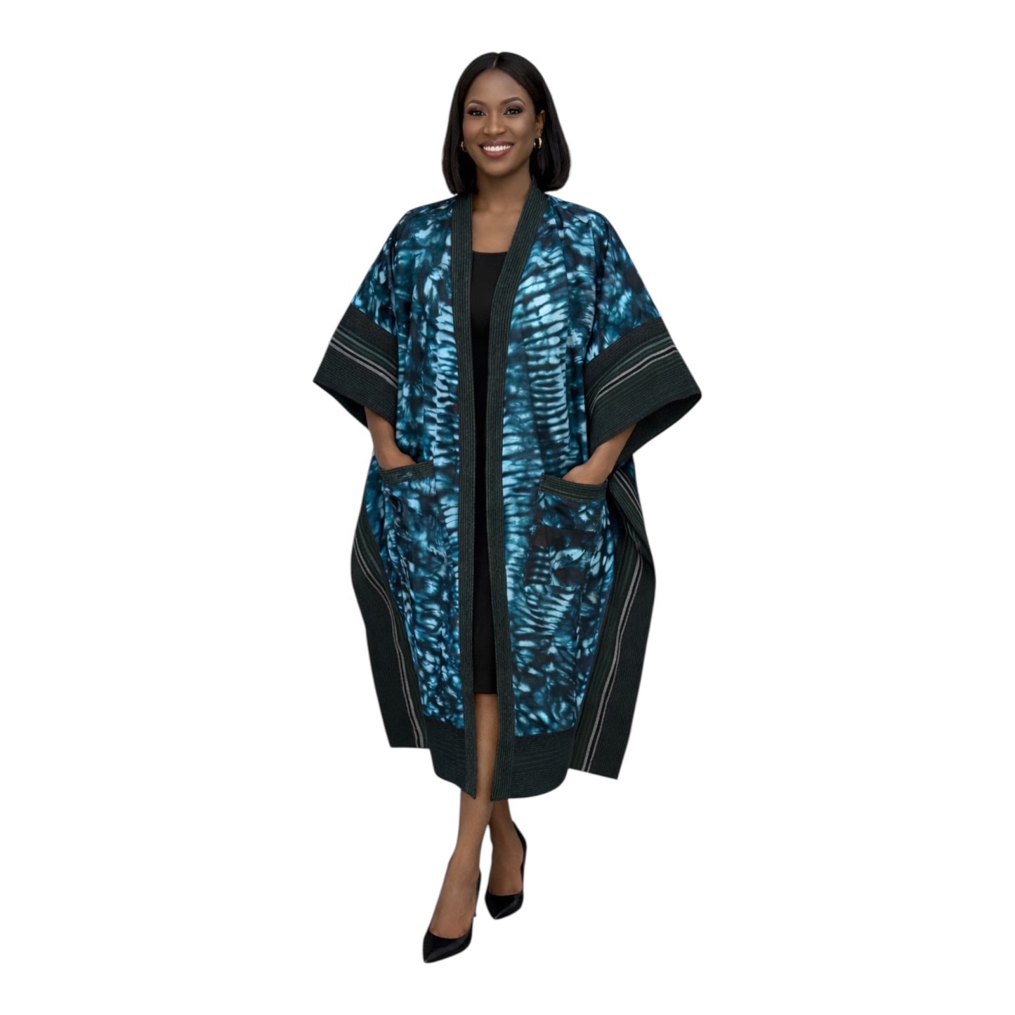 CRZ Elegant African Ankara Kimono Jacket