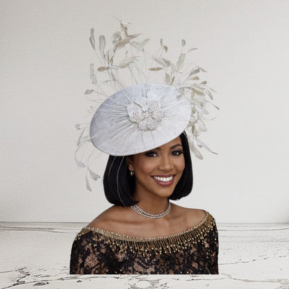 CRZ Hat Embellished With Feathers