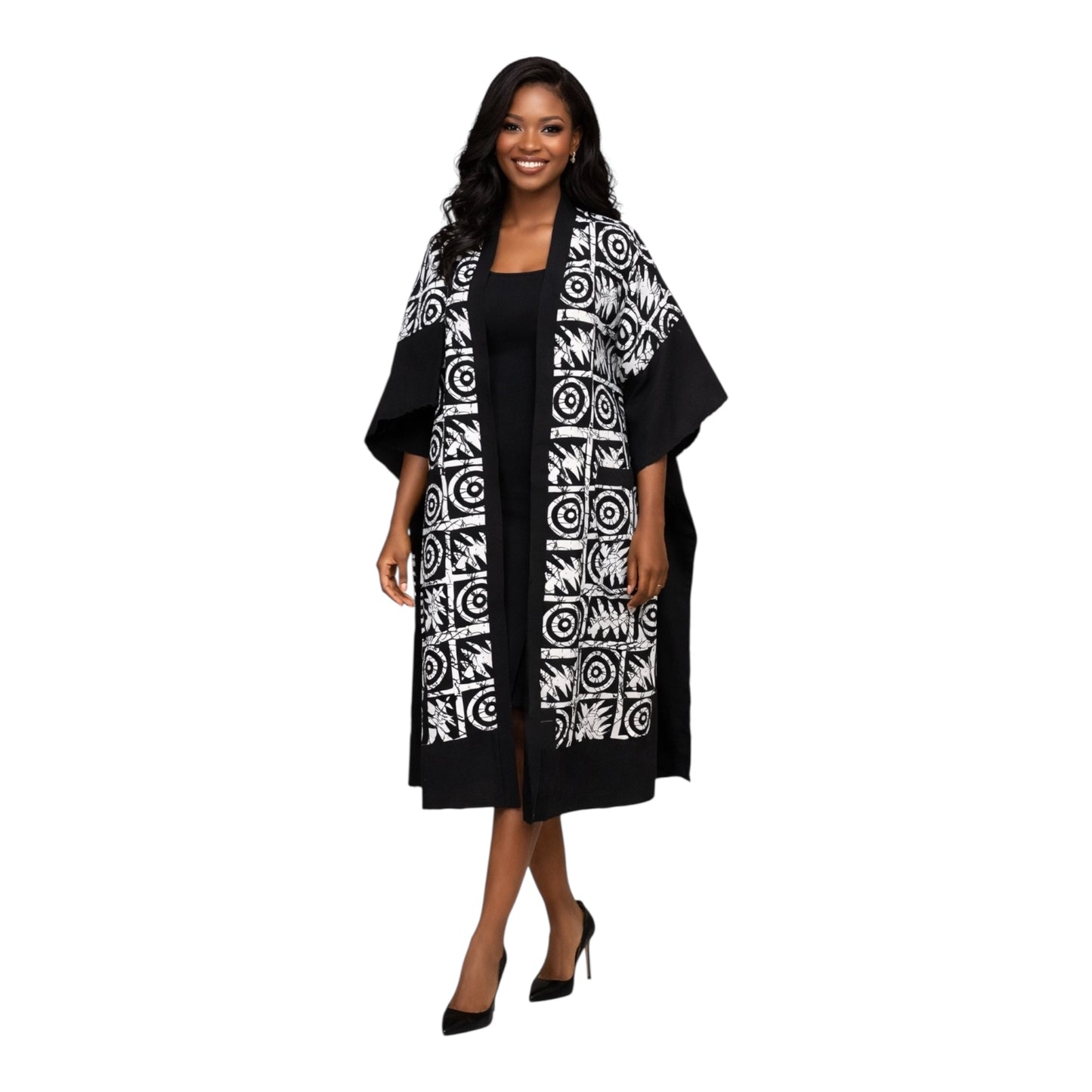 CRZ Elegant African Ankara Kimono Jacket