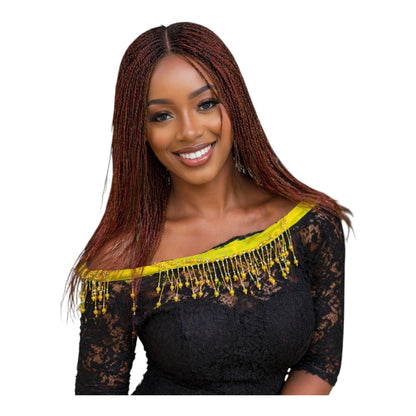 HB Short Twisted Kinky Braided Wig