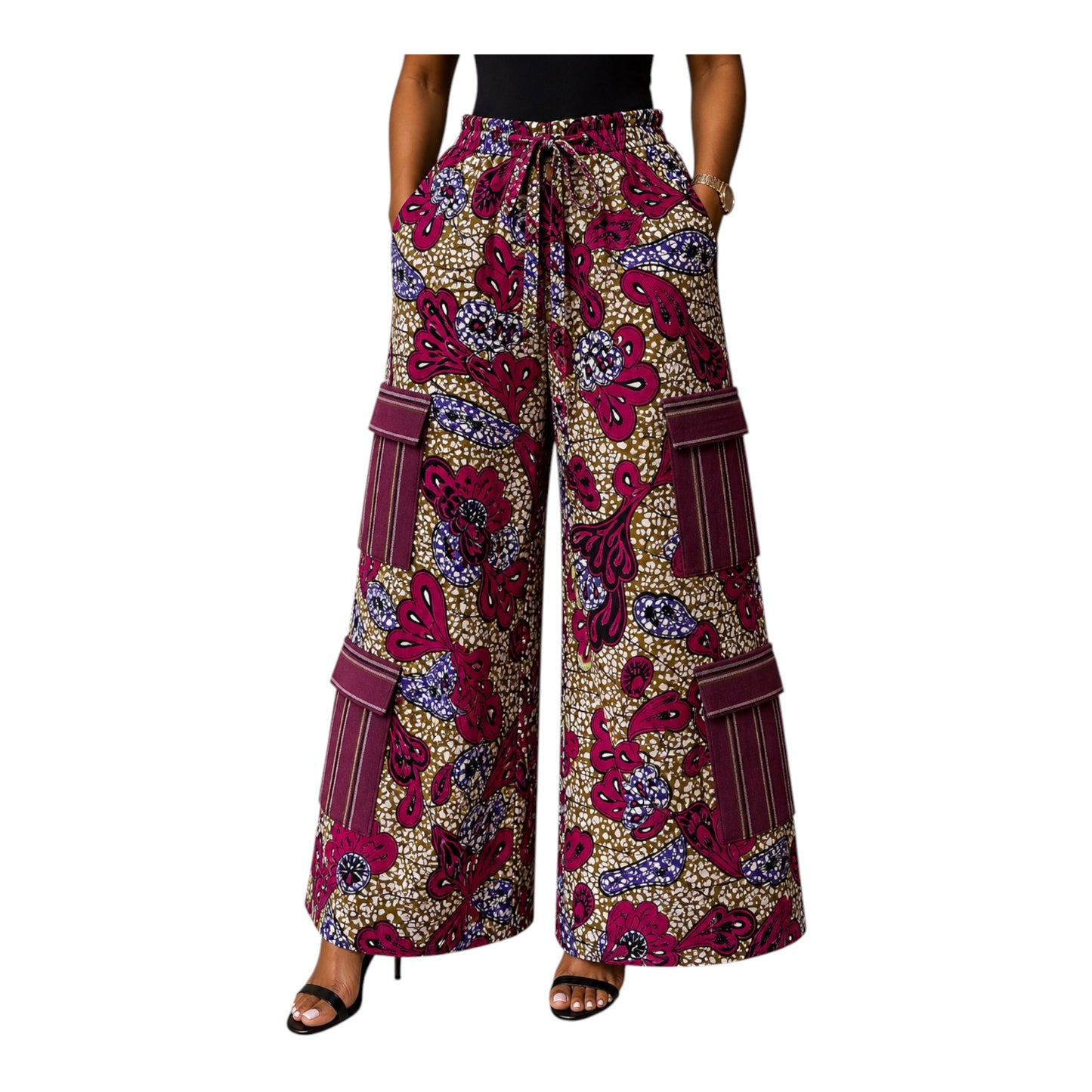 Palazzo Trouser With Double Side Cargo Pocket