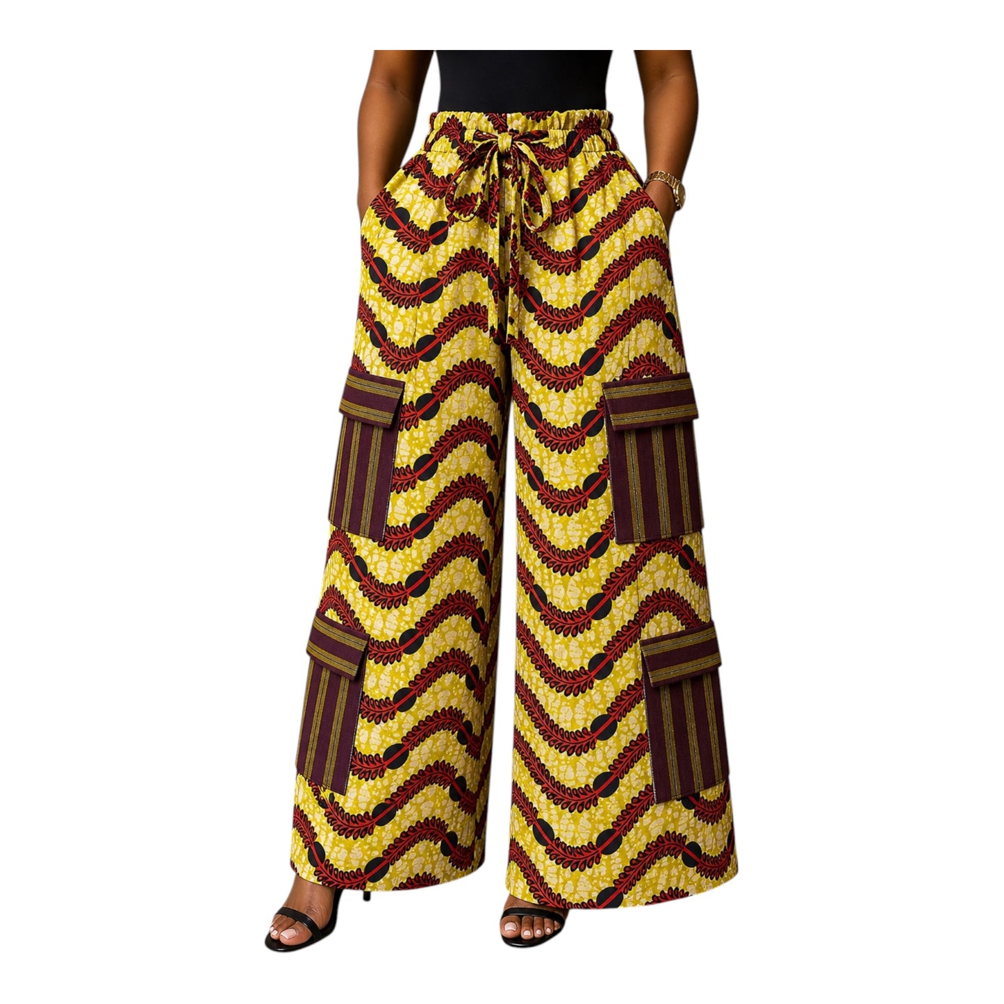 Palazzo Trouser With Double Side Cargo Pocket