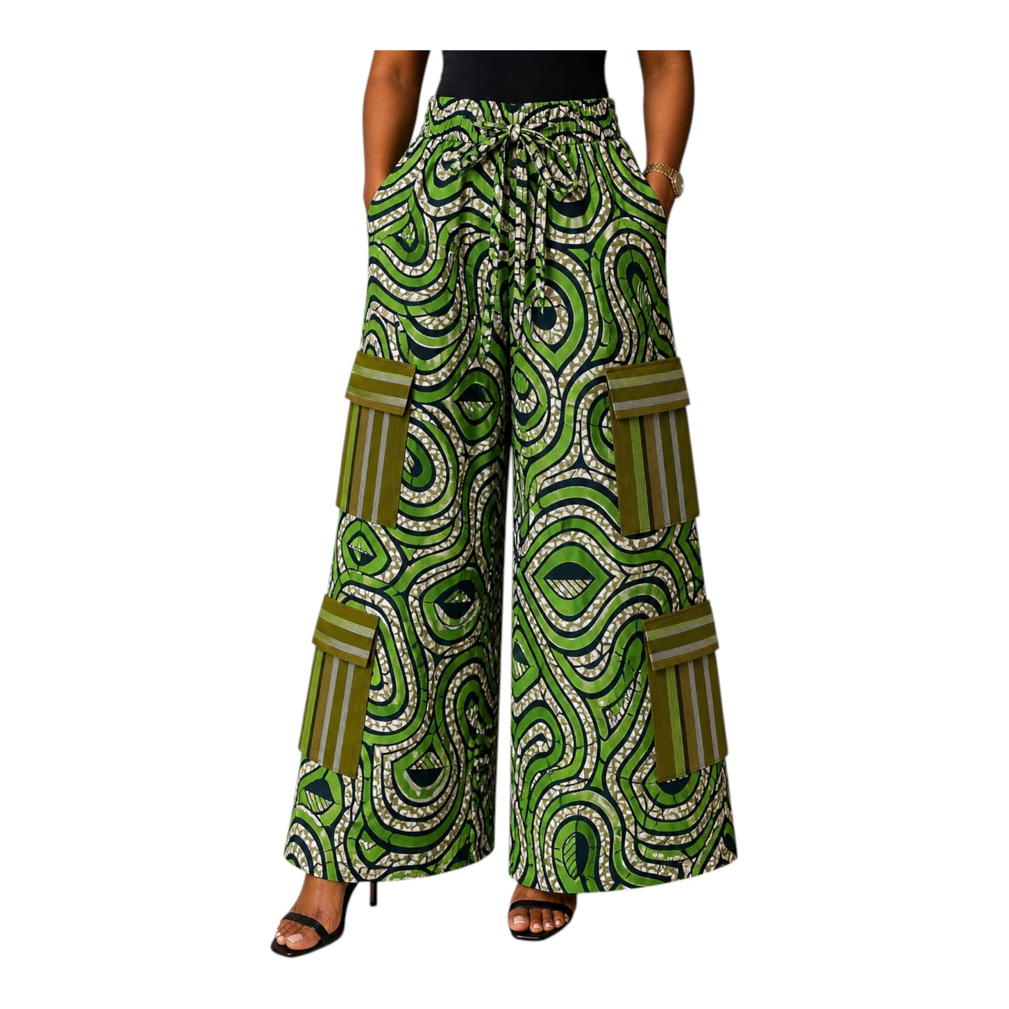Palazzo Trouser With Double Side Cargo Pocket
