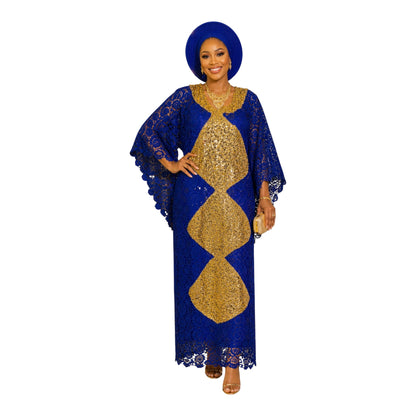 CRZ 60 Inches Aso Oke Dress