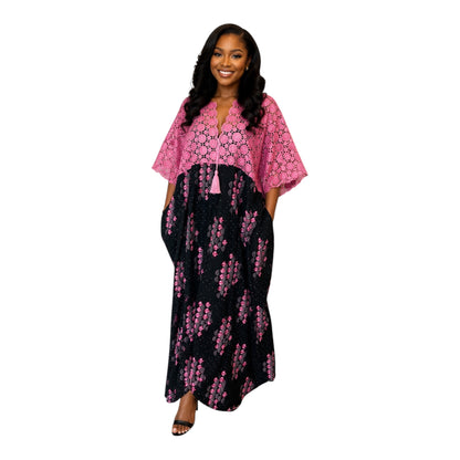 CRZ Elegant Cord Lack Dress