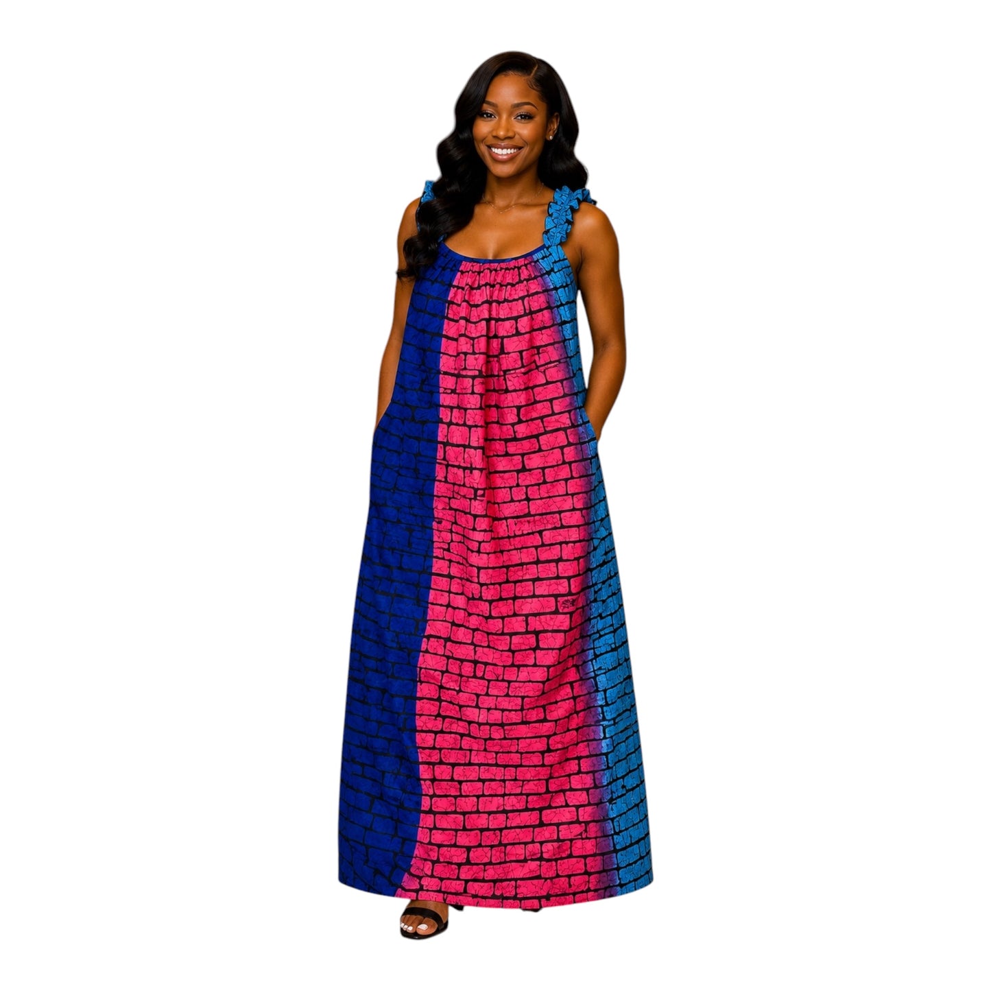 CRZ Strap Sleeve Long Gown