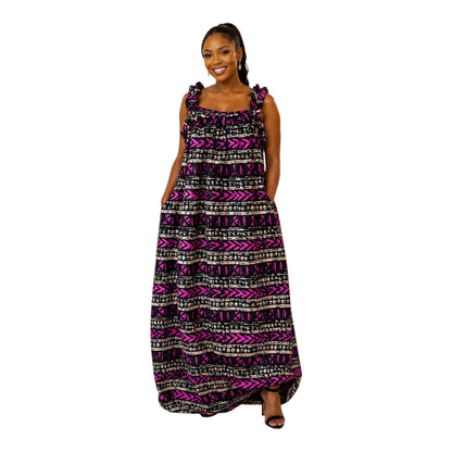 CRZ Strap Sleeve Long Gown