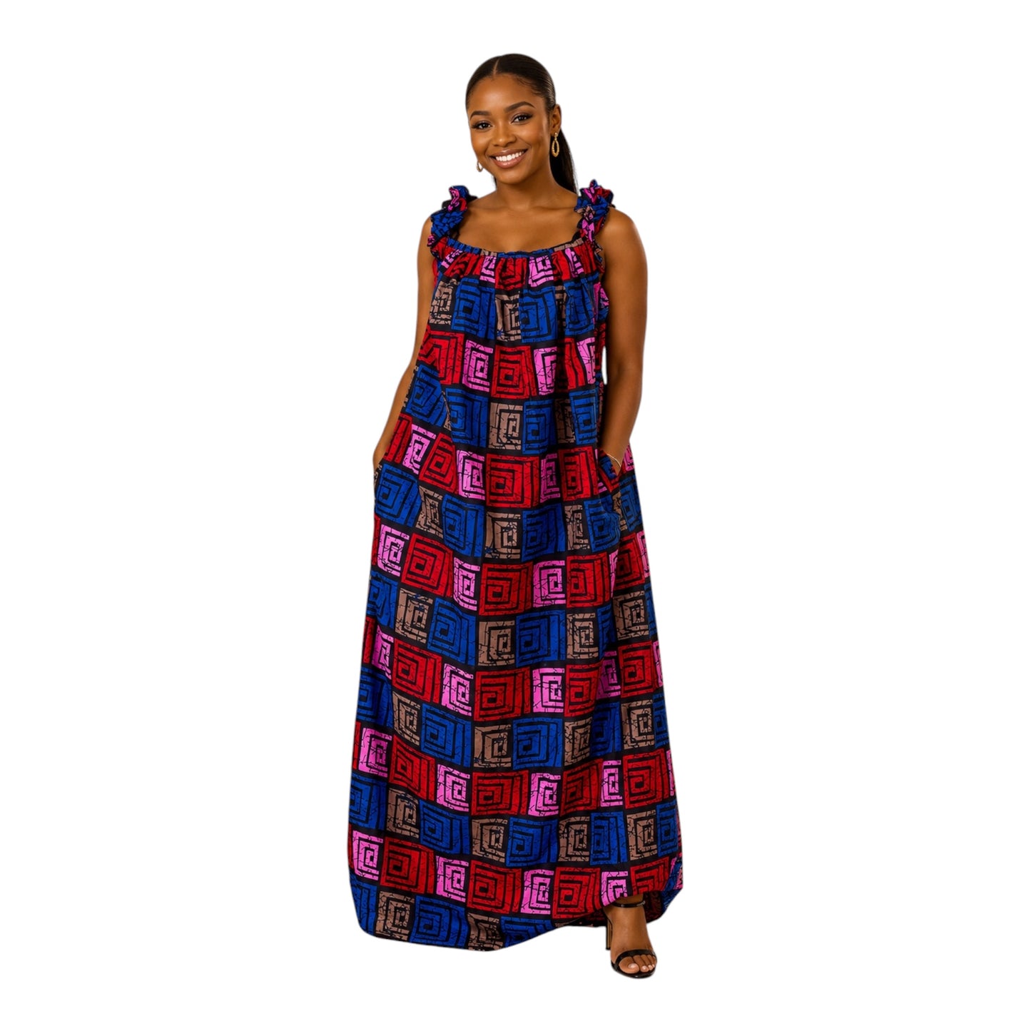 CRZ Strap Sleeve Long Gown