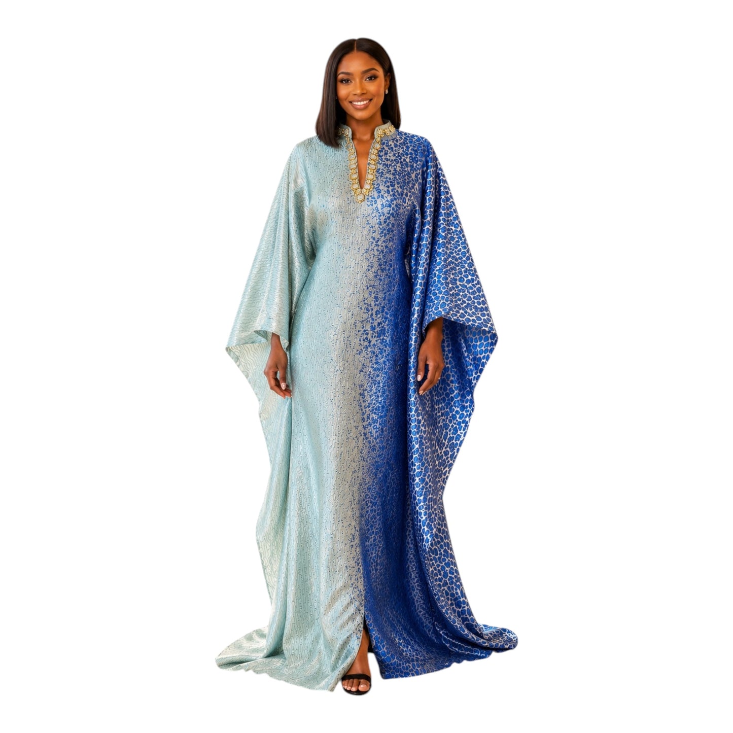 CRZ Elegant Jacquard Brocade Bubu